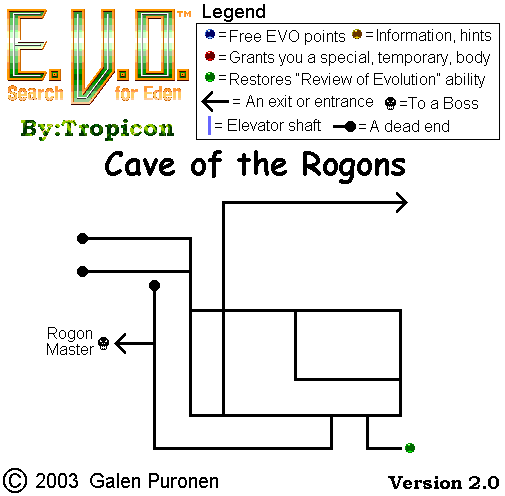 Cave of the Rogons Map